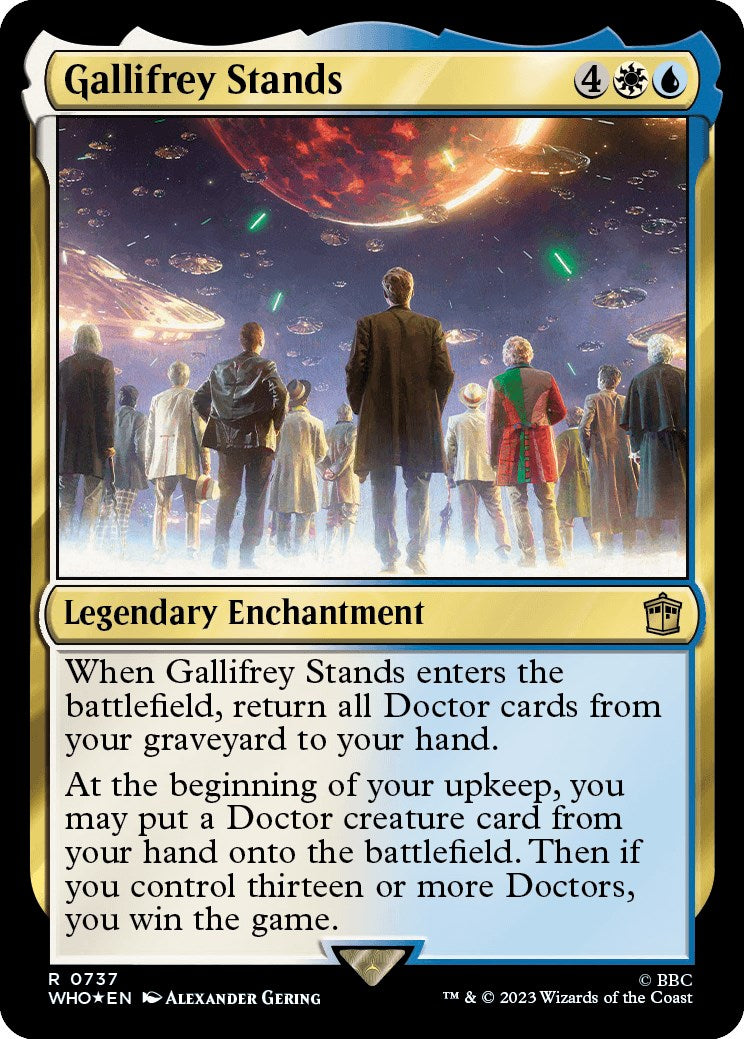 Gallifrey Stands (Surge Foil) [Doctor Who] | Card Merchant Takapuna