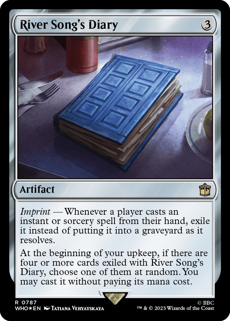 River Song's Diary (Surge Foil) [Doctor Who] | Card Merchant Takapuna