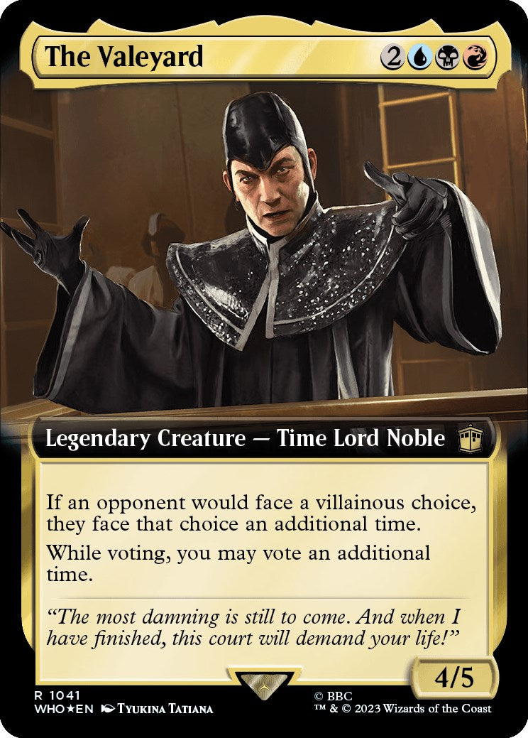 The Valeyard (Extended Art) (Surge Foil) [Doctor Who] | Card Merchant Takapuna