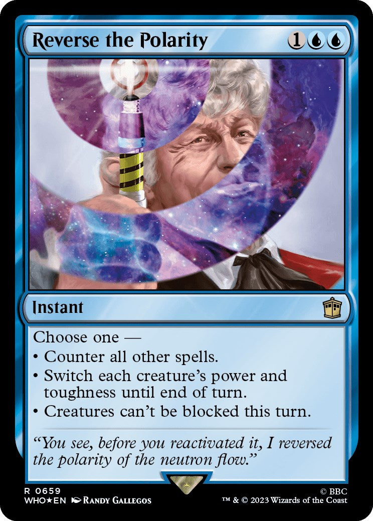Reverse the Polarity (Surge Foil) [Doctor Who] | Card Merchant Takapuna