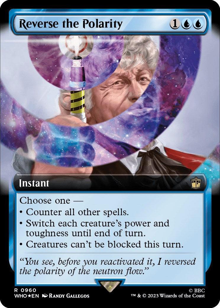 Reverse the Polarity (Extended Art) (Surge Foil) [Doctor Who] | Card Merchant Takapuna