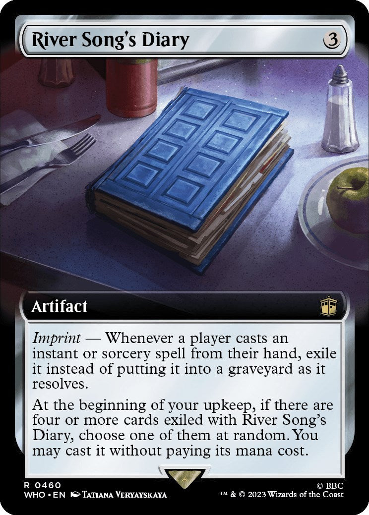 River Song's Diary (Extended Art) [Doctor Who] | Card Merchant Takapuna