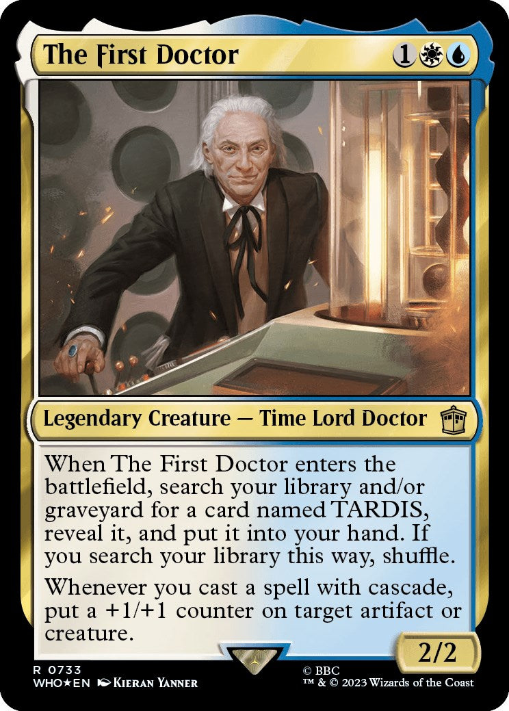The First Doctor (Surge Foil) [Doctor Who] | Card Merchant Takapuna