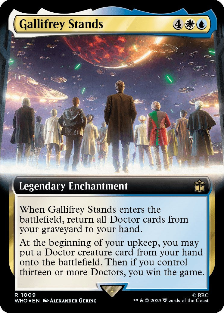 Gallifrey Stands (Extended Art) (Surge Foil) [Doctor Who] | Card Merchant Takapuna