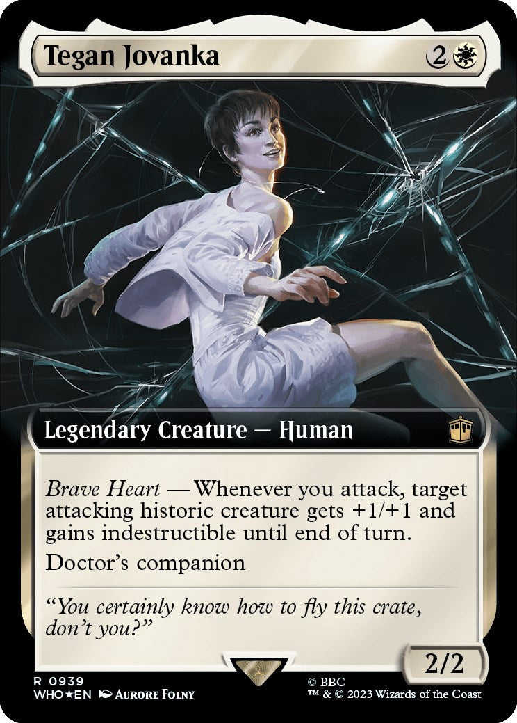 Tegan Jovanka (Extended Art) (Surge Foil) [Doctor Who] | Card Merchant Takapuna