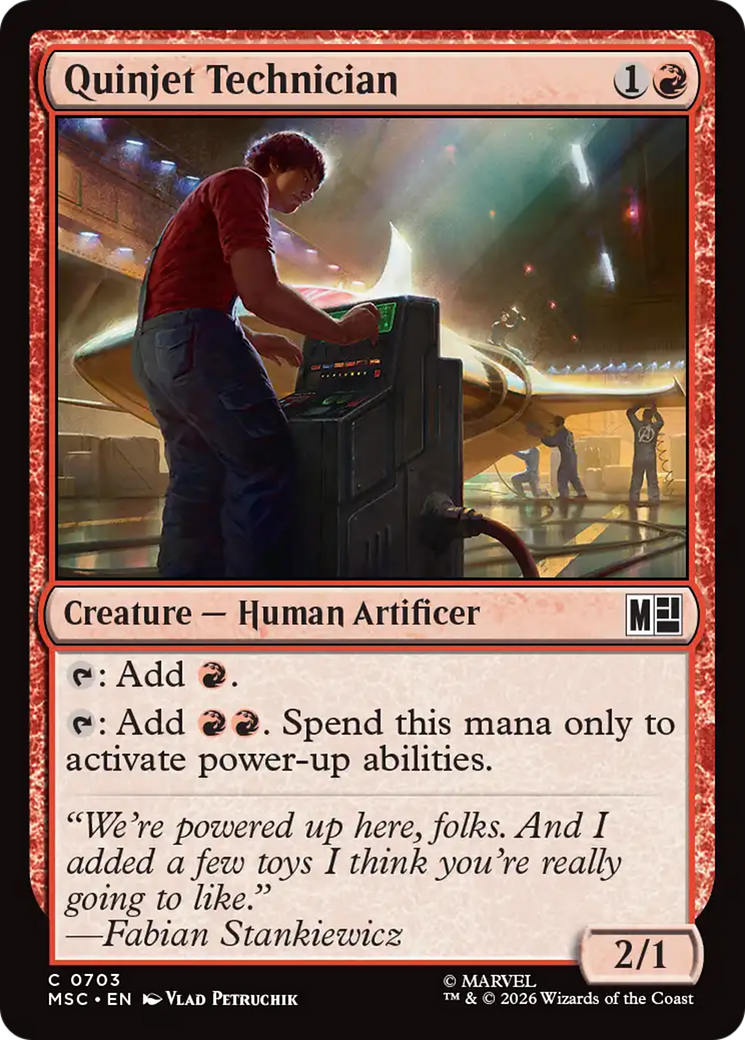 Quinjet Technician [Marvel Super Heroes Commander] | Card Merchant Takapuna