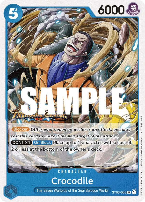 Crocodile (Tournament Pack Vol. 5) [One Piece Promotion Cards] | Card Merchant Takapuna
