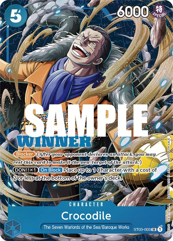 Crocodile (Winner Pack Vol. 5) [One Piece Promotion Cards] | Card Merchant Takapuna