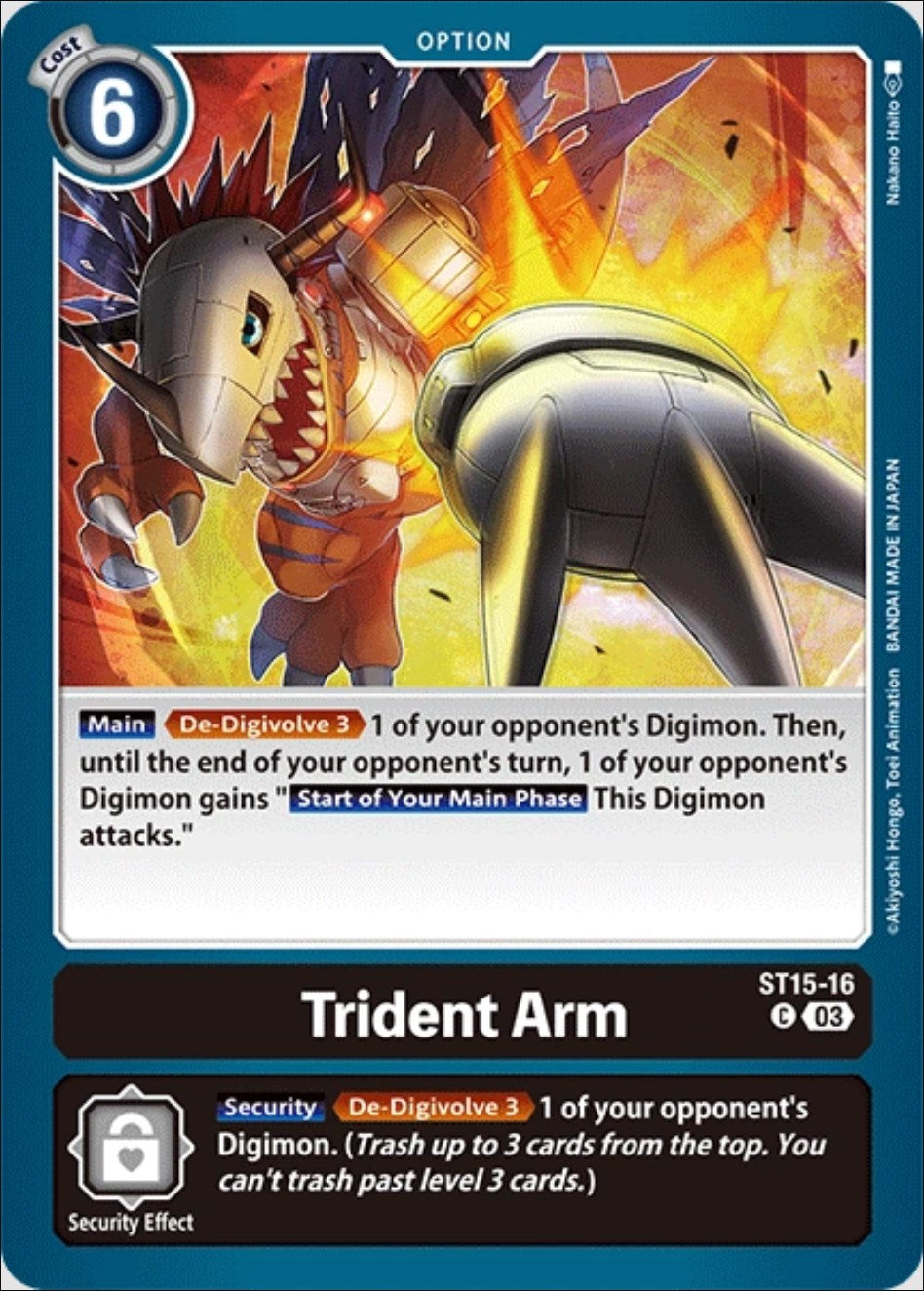 Trident Arm [ST15-16] [Starter Deck: Dragon of Courage] | Card Merchant Takapuna