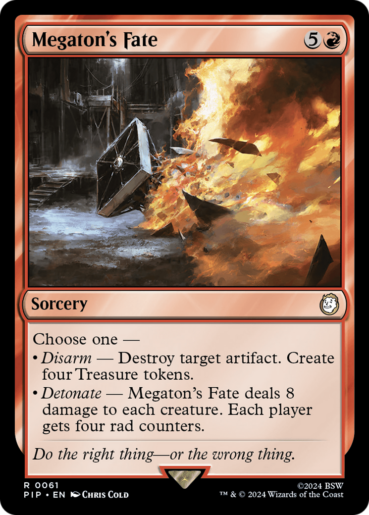Megaton's Fate [Fallout] | Card Merchant Takapuna