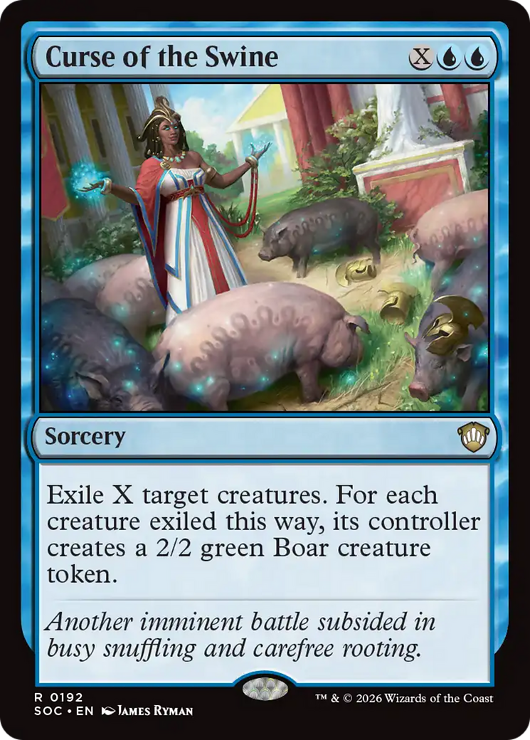 Curse of the Swine [Secrets of Strixhaven Commander] | Card Merchant Takapuna