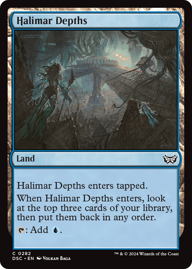 Halimar Depths [Duskmourn: House of Horror Commander] | Card Merchant Takapuna