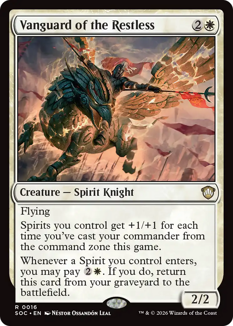Vanguard of the Restless [Secrets of Strixhaven Commander] | Card Merchant Takapuna