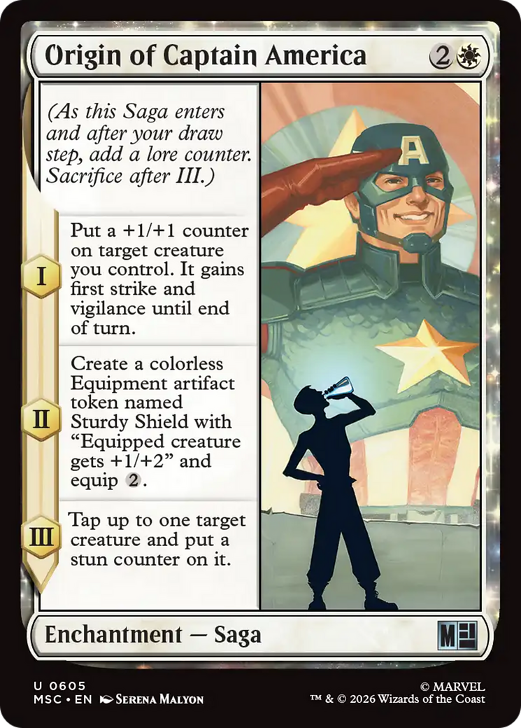 Origin of Captain America [Marvel Super Heroes Commander] | Card Merchant Takapuna