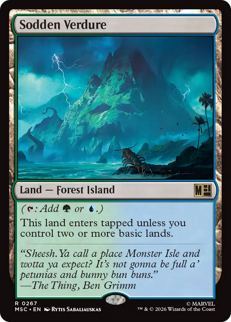 Sodden Verdure [Marvel Super Heroes Commander] | Card Merchant Takapuna