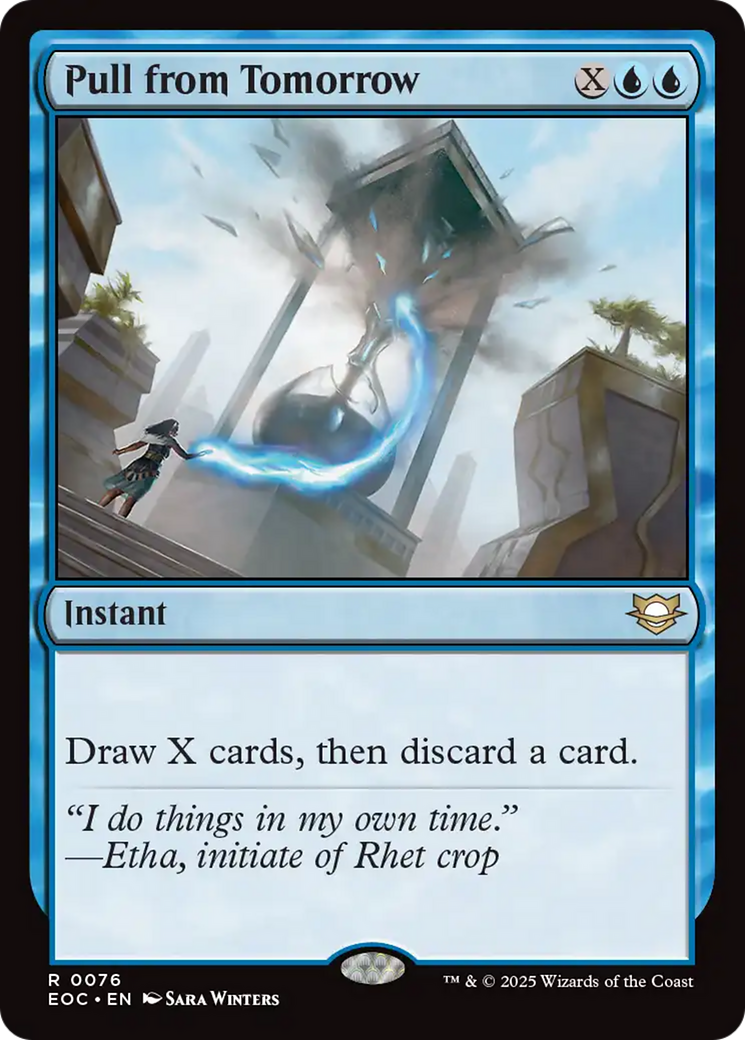 Pull from Tomorrow [Edge of Eternities Commander] | Card Merchant Takapuna