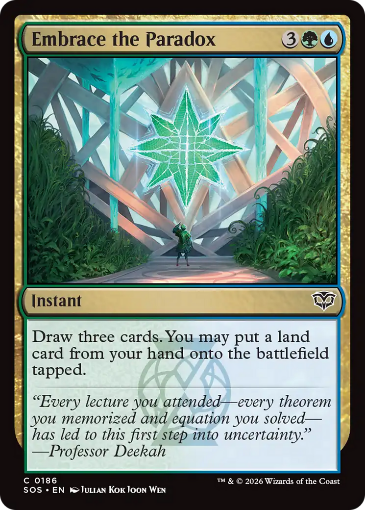 Embrace the Paradox [Secrets of Strixhaven] | Card Merchant Takapuna