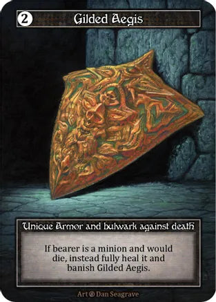 gilded aegis - Beta (Foil) | Card Merchant Takapuna