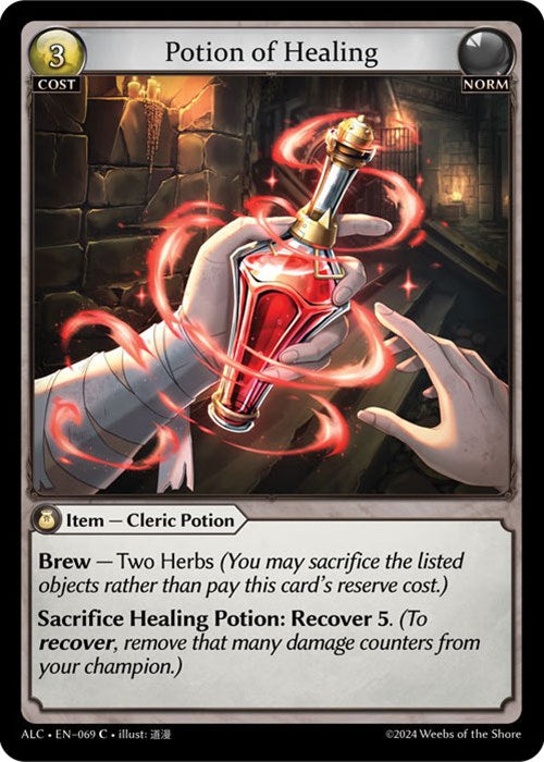 Potion of Healing (069) [Alchemical Revolution] | Card Merchant Takapuna