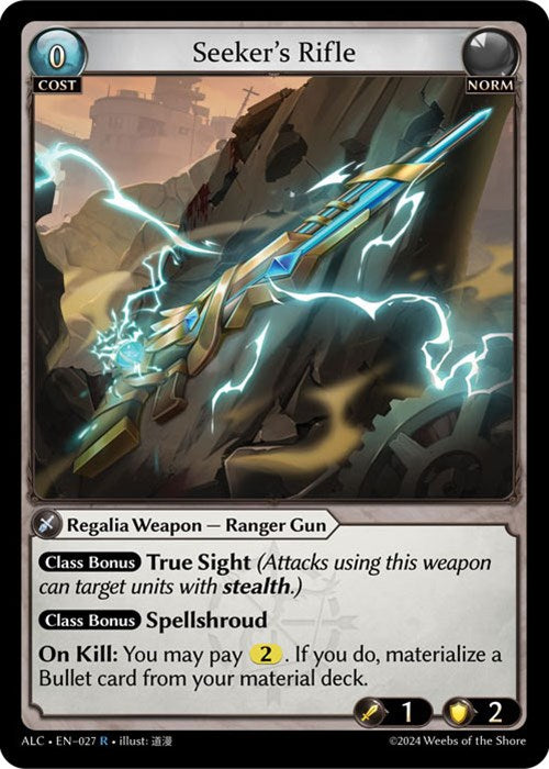 Seeker's Rifle (027) [Alchemical Revolution] | Card Merchant Takapuna