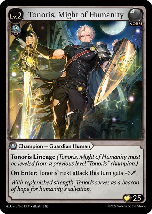 Tonoris, Might of Humanity (013) [Alchemical Revolution] | Card Merchant Takapuna