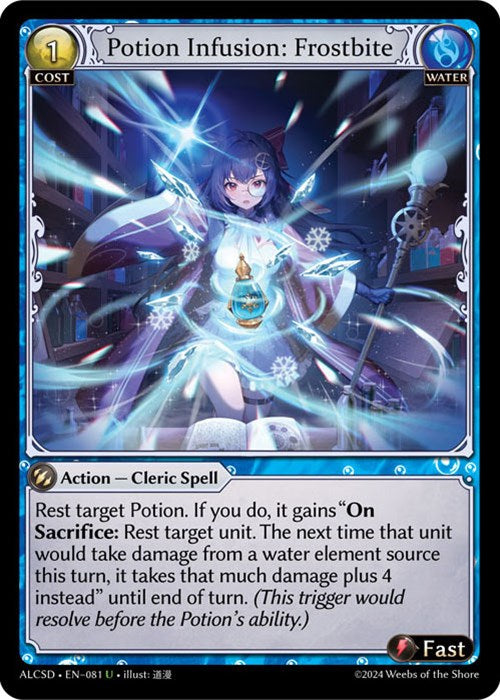 Potion Infusion: Frostbite (081) [Dawn of Ashes: Starter Decks] | Card Merchant Takapuna