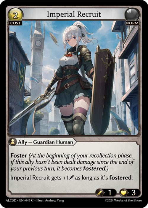 Imperial Recruit (49) [Alchemical Revolution: Starter Decks] | Card Merchant Takapuna