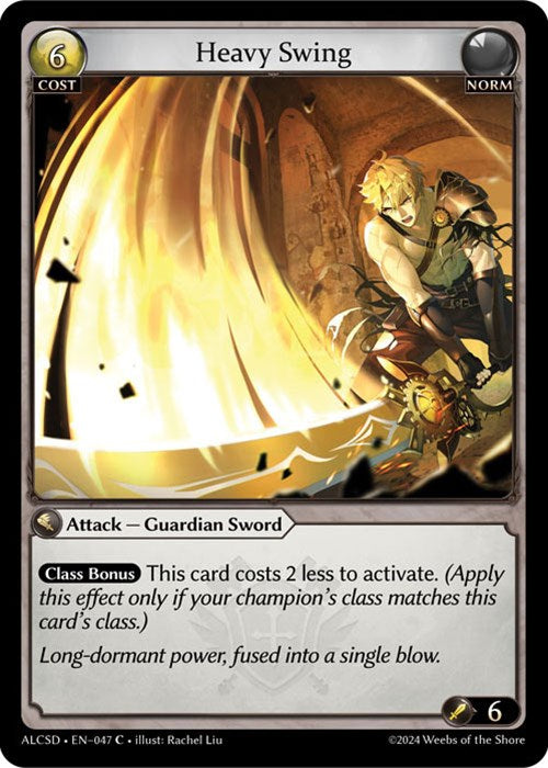 Heavy Swing (47) [Alchemical Revolution: Starter Decks] | Card Merchant Takapuna