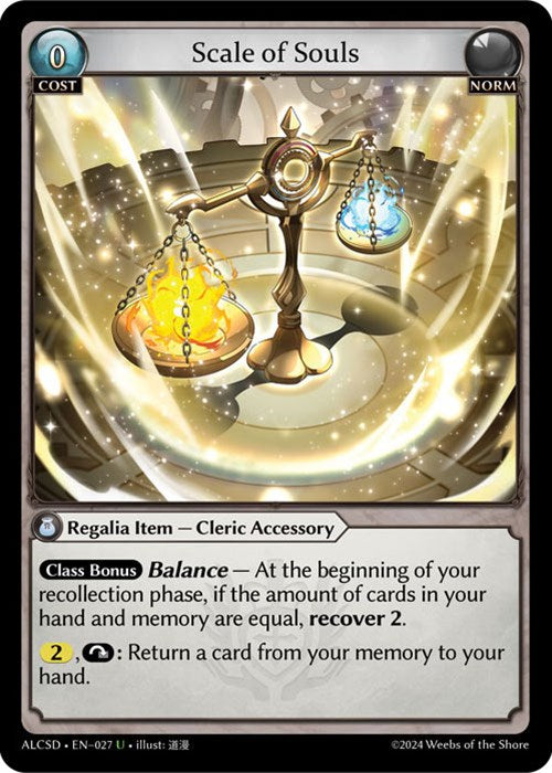 Scale of Souls (027) [Dawn of Ashes: Starter Decks] | Card Merchant Takapuna