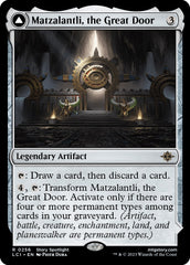 Matzalantli, the Great Door // The Core [The Lost Caverns of Ixalan] | Card Merchant Takapuna