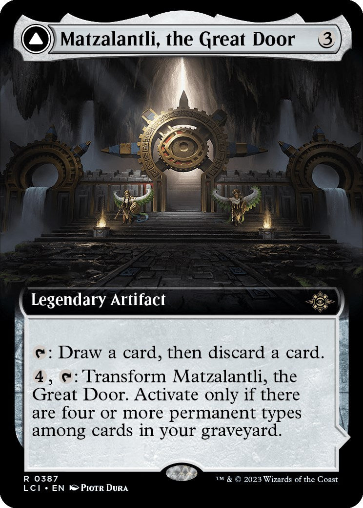 Matzalantli, the Great Door // The Core (Extended Art) [The Lost Caverns of Ixalan] | Card Merchant Takapuna