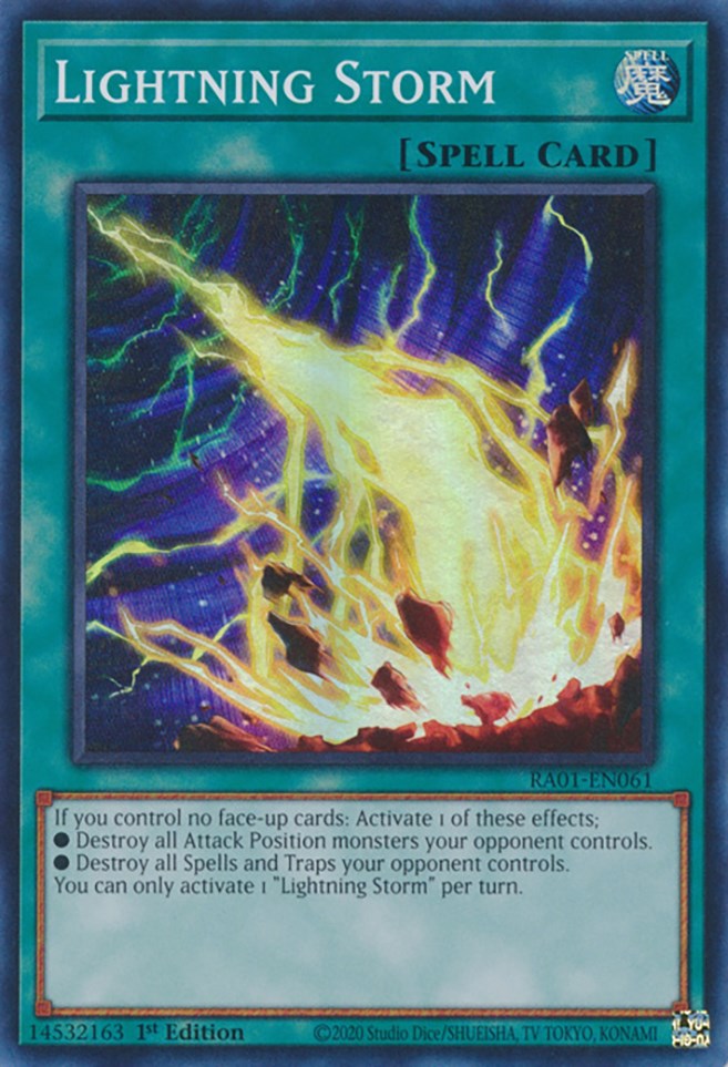 Lightning Storm [RA01-EN061] Super Rare | Card Merchant Takapuna
