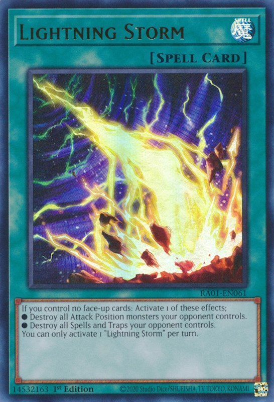 Lightning Storm [RA01-EN061] Ultra Rare | Card Merchant Takapuna