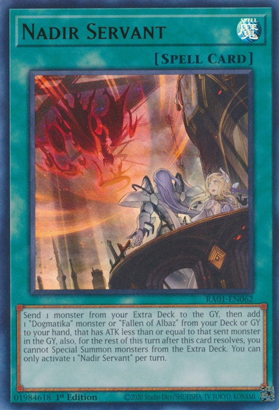 Nadir Servant [RA01-EN062] Ultra Rare | Card Merchant Takapuna