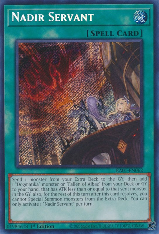 Nadir Servant [RA01-EN062] Secret Rare | Card Merchant Takapuna