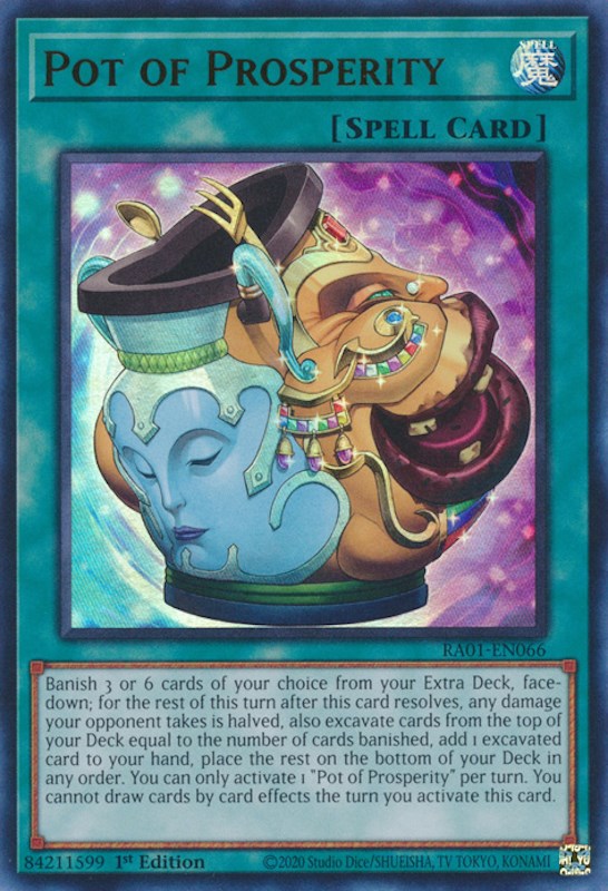 Pot of Prosperity [RA01-EN066] Ultra Rare | Card Merchant Takapuna