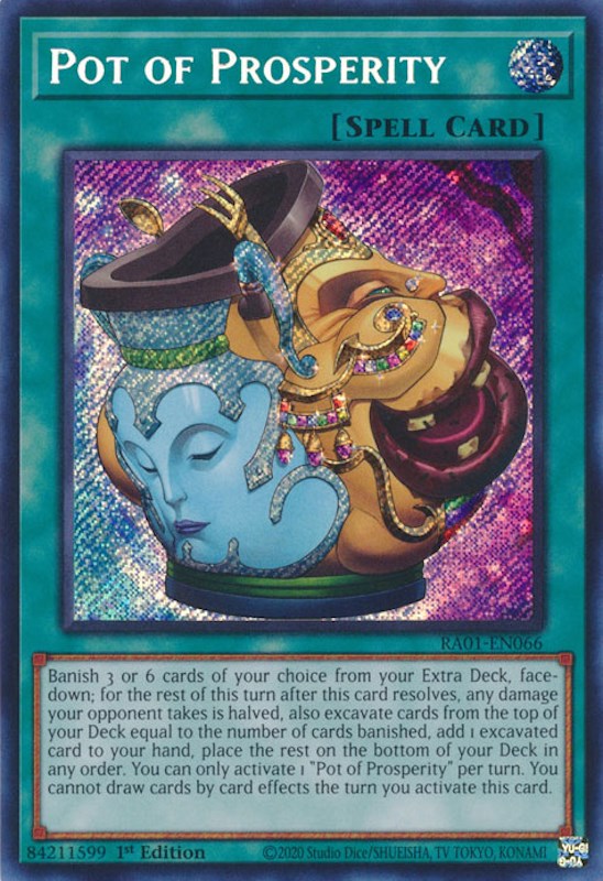 Pot of Prosperity [RA01-EN066] Secret Rare | Card Merchant Takapuna