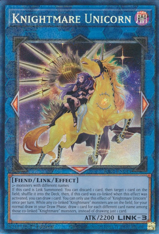 Knightmare Unicorn (Alternate Art) [RA01-EN043] Prismatic Collector's Rare | Card Merchant Takapuna