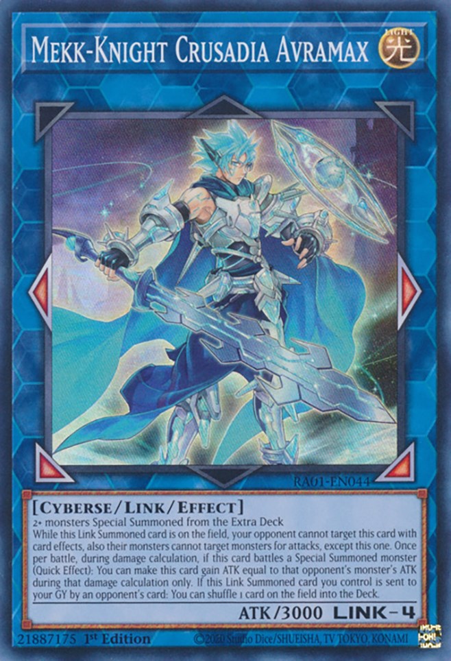 Mekk-Knight Crusadia Avramax [RA01-EN044] Super Rare | Card Merchant Takapuna