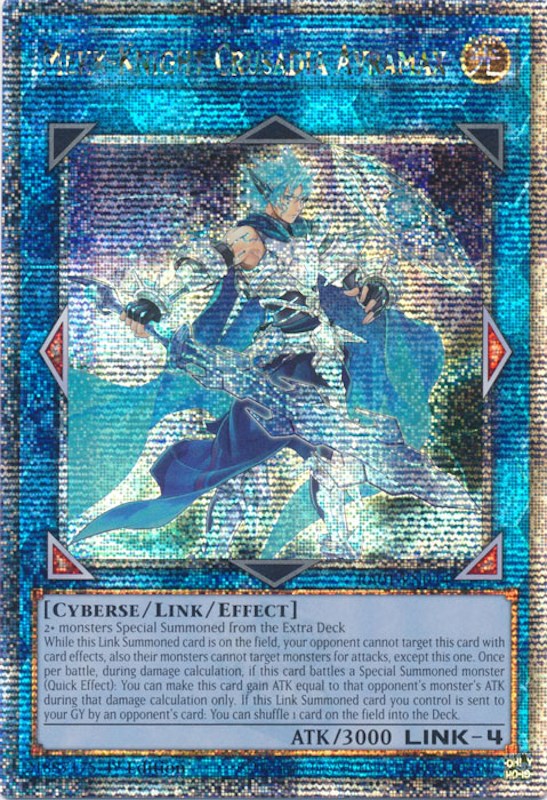 Mekk-Knight Crusadia Avramax [RA01-EN044] Quarter Century Secret Rare | Card Merchant Takapuna