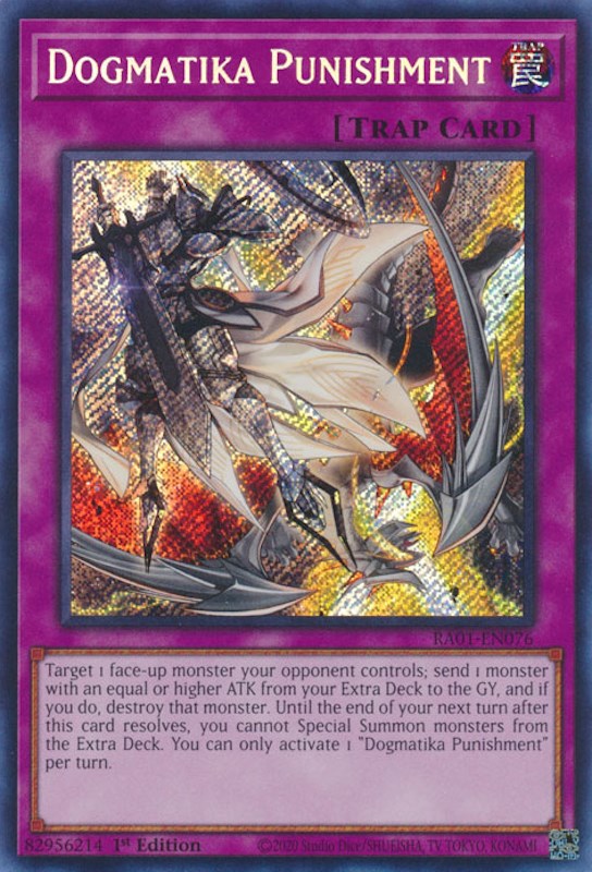 Dogmatika Punishment [RA01-EN076] Secret Rare | Card Merchant Takapuna