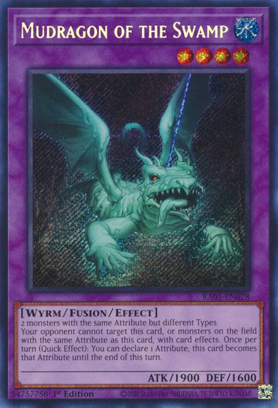 Mudragon of the Swamp [RA01-EN028] Secret Rare | Card Merchant Takapuna