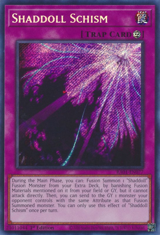 Shaddoll Schism [RA01-EN077] Secret Rare | Card Merchant Takapuna