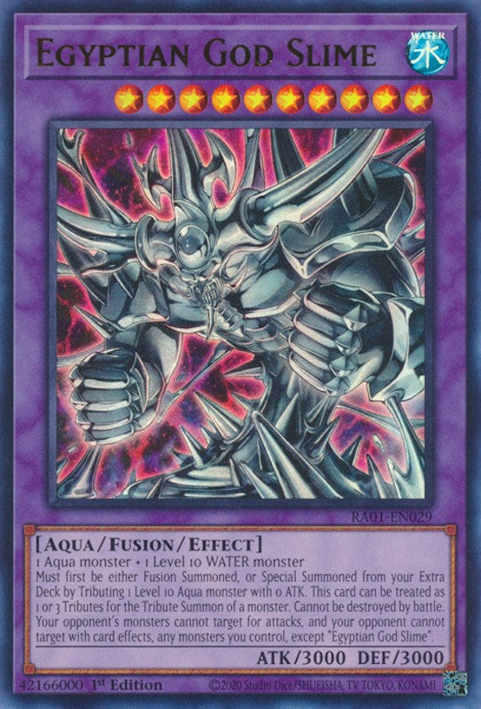 Egyptian God Slime [RA01-EN029] Ultra Rare | Card Merchant Takapuna