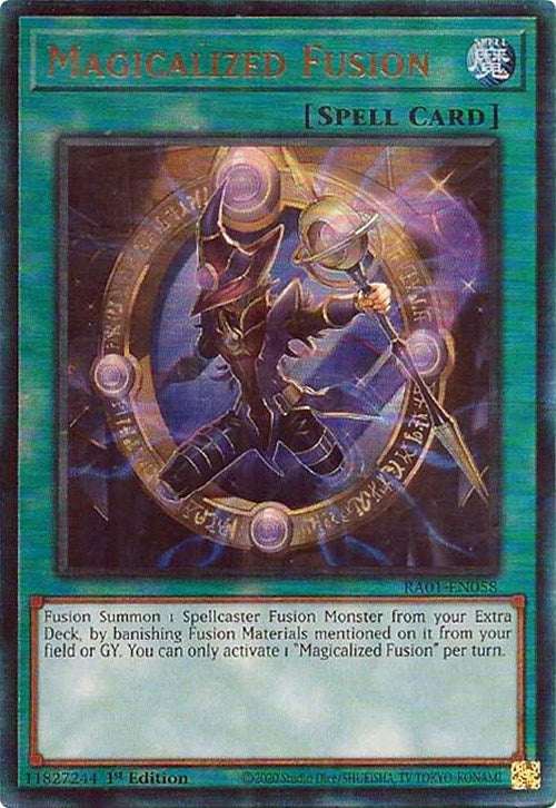 Magicalized Fusion [RA01-EN058] Prismatic Ultimate Rare | Card Merchant Takapuna