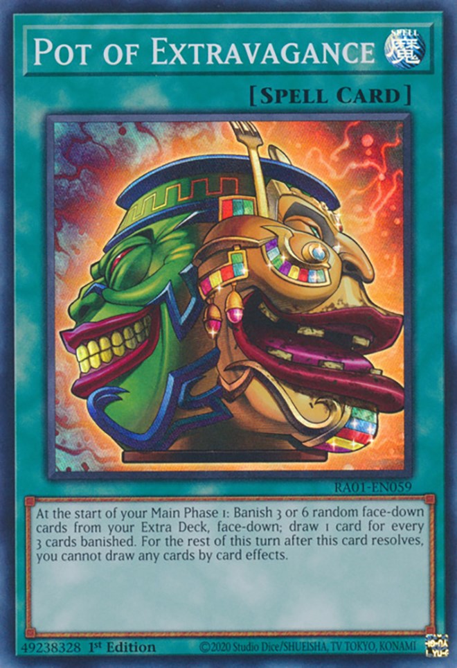 Pot of Extravagance [RA01-EN059] Super Rare | Card Merchant Takapuna