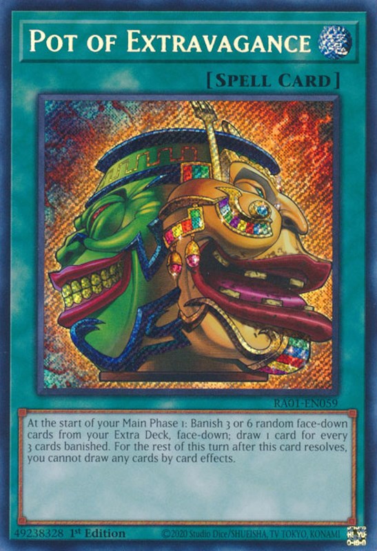 Pot of Extravagance [RA01-EN059] Secret Rare | Card Merchant Takapuna