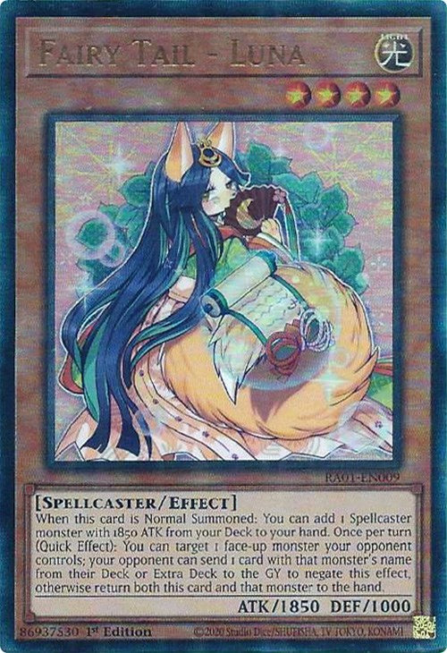 Fairy Tail - Luna [RA01-EN009] Prismatic Ultimate Rare | Card Merchant Takapuna