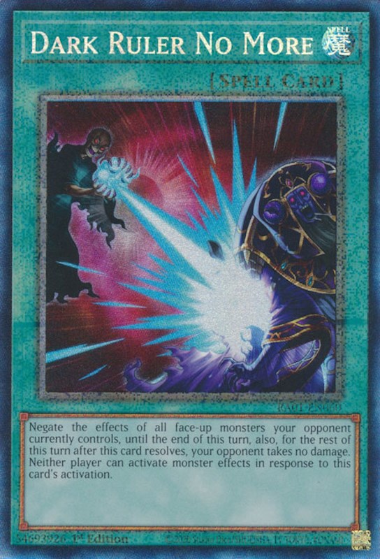 Dark Ruler No More [RA01-EN060] Prismatic Collector's Rare | Card Merchant Takapuna