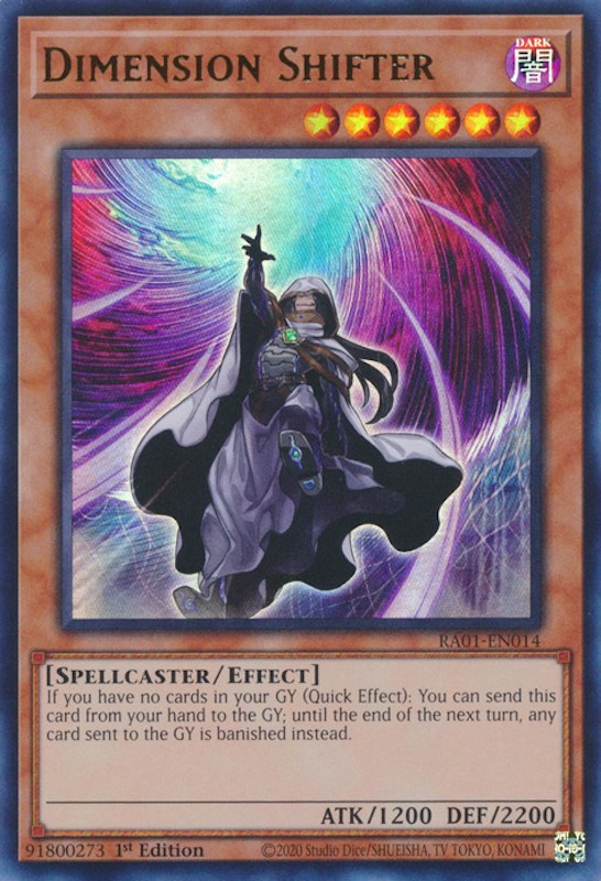 Dimension Shifter [RA01-EN014] Ultra Rare | Card Merchant Takapuna